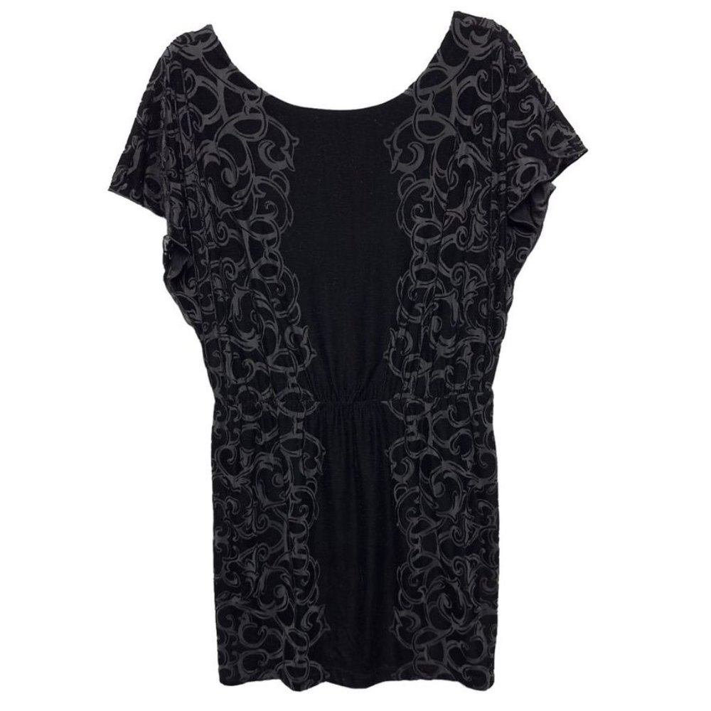 NEW WHBM Velvet Velour Knit Dolman Mini Dress Jewel Toned Holiday NYE